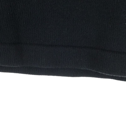 Chanel Cotton Knit Tight Medium Skirt Black