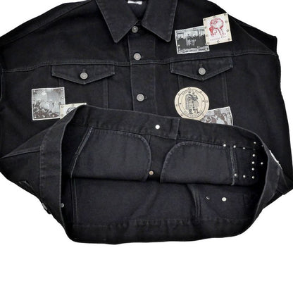 Dior Oversize Vest Patchwork Black 34