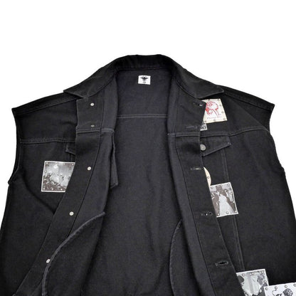 Dior Oversize Vest Patchwork Black 34