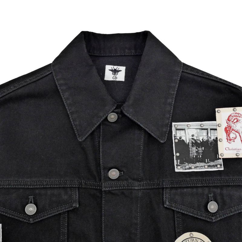 Dior Oversize Vest Patchwork Black 34