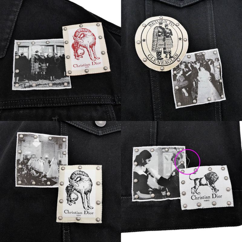 Dior Oversize Vest Patchwork Black 34