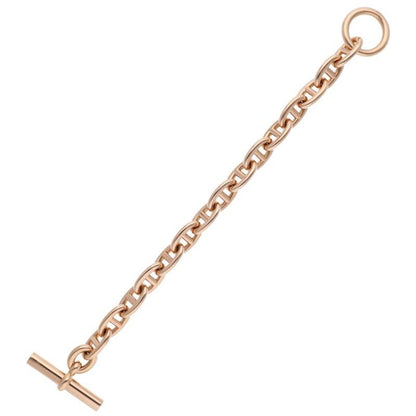 Hermes Chaine D'ancre MM 18K Pink Gold Bracelet