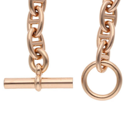 Hermes Chaine D'ancre MM 18K Pink Gold Bracelet