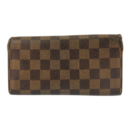 Louis Vuitton Damier Portefeuille Sarah Brown PVC Long