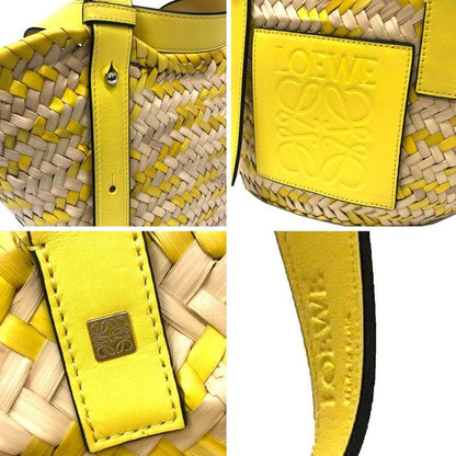Loewe Basket Small Basket Tote Yellow