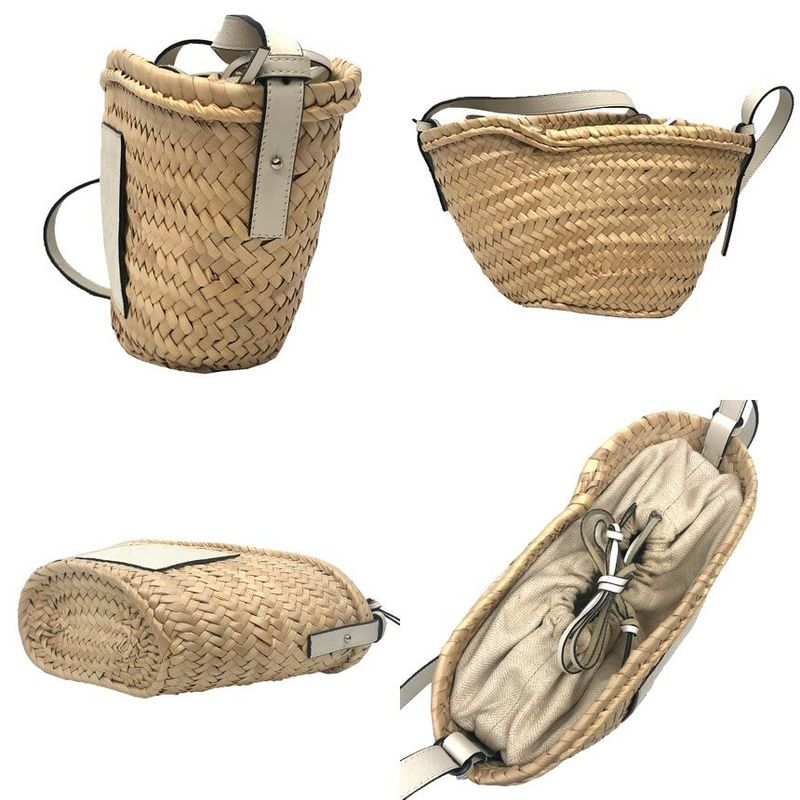 Loewe Basket Shoulder Bag White