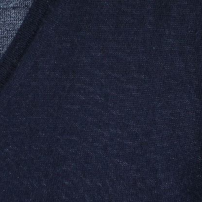 Prada Silk Blend Cashmere V-neck Pullover Long Sleeve Knit Sweater