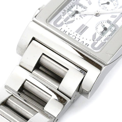 Bvlgari Rettangolo Chronograph Watch Battery Operated