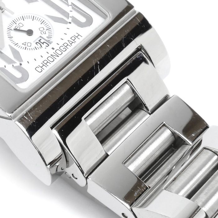 Bvlgari Rettangolo Chronograph Watch Battery Operated