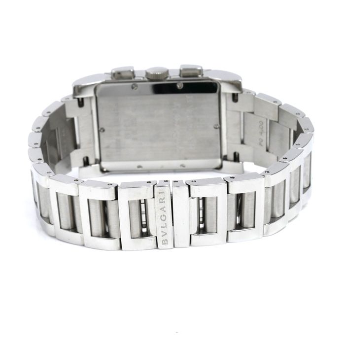 Bvlgari Rettangolo Chronograph Watch Battery Operated