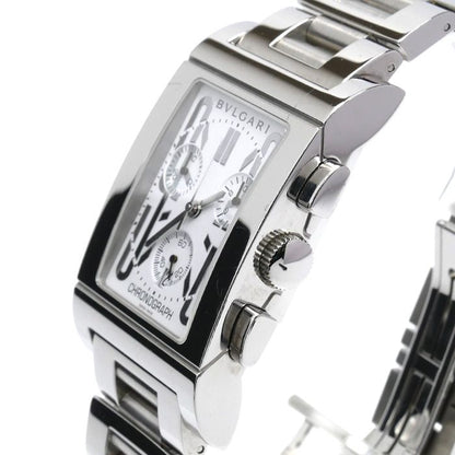 Bvlgari Rettangolo Chronograph Watch Battery Operated
