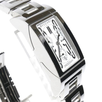 Bvlgari Rettangolo Chronograph Watch Battery Operated
