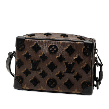 Louis Vuitton Monogram Taffeta Mini Soft Trunk Crossbody Chain Shoulder Bag