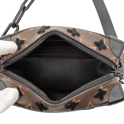 Louis Vuitton Monogram Taffeta Mini Soft Trunk Crossbody Chain Shoulder Bag