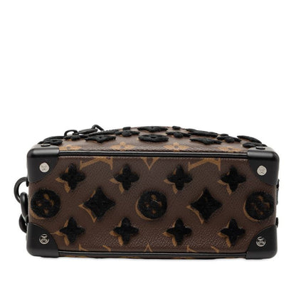 Louis Vuitton Monogram Taffeta Mini Soft Trunk Crossbody Chain Shoulder Bag