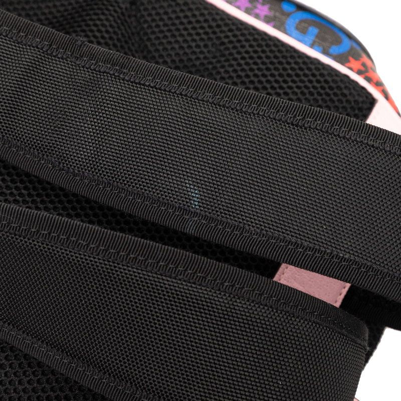 Gucci GG Psychedelic Backpack Pink Black Multicolor Leather