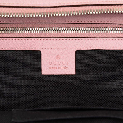 Gucci GG Psychedelic Backpack Pink Black Multicolor Leather