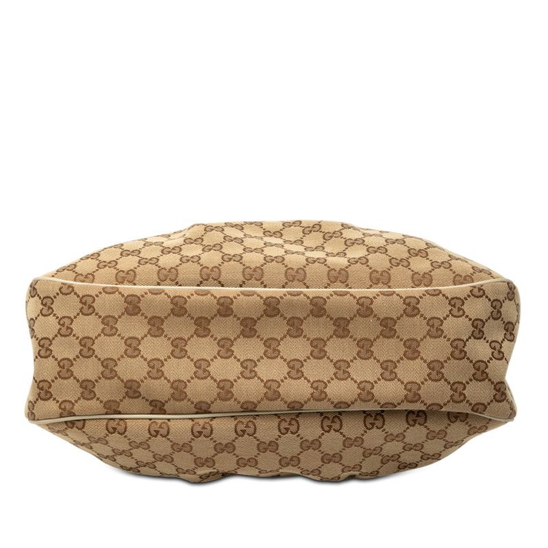 Gucci GG Canvas Ski Beige Leather