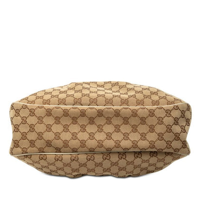 Gucci GG Canvas Ski Beige Leather