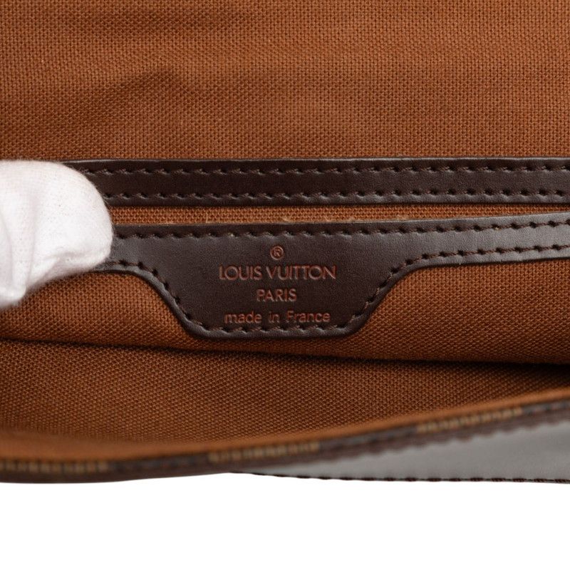 Louis Vuitton Damier Soho Backpack Daypack Brown Leather