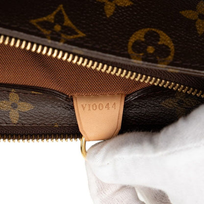 Louis Vuitton Monogram Cabas Piano Tote Shoulder Bag Brown