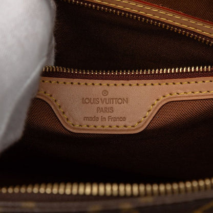 Louis Vuitton Monogram Cabas Piano Tote Shoulder Bag Brown