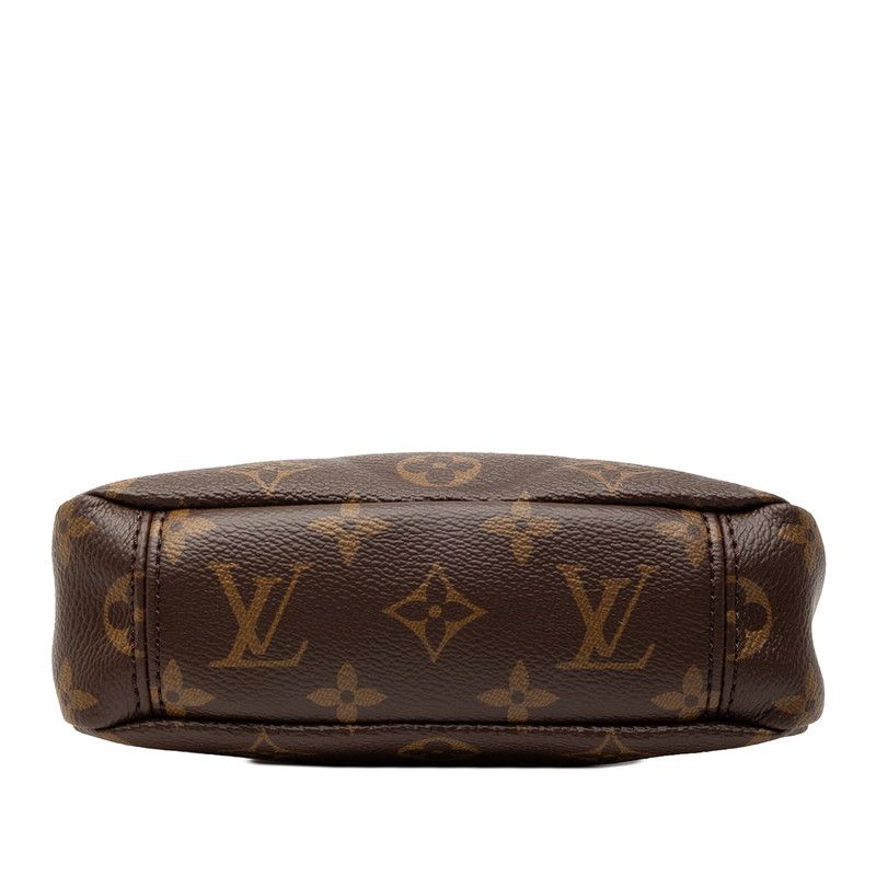 Louis Vuitton Monogram Nano Pallas Mini Shoulder Bag Brown Noir