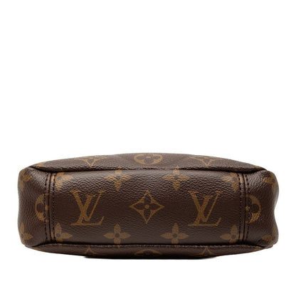 Louis Vuitton Monogram Nano Pallas Mini Shoulder Bag Brown Noir