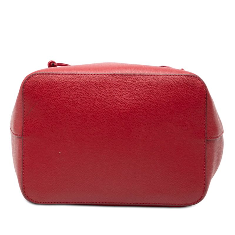 Fendi F Is Rucksack Backpack Red Leather