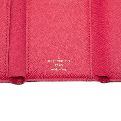 Louis Vuitton Damier Azur Portefeuille Victorine White Multicolor