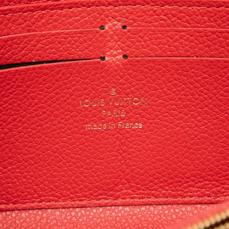 Louis Vuitton Monogram Empreinte Portefeuille Clemence Round Zipper Long Wallet