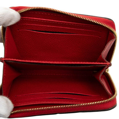 Louis Vuitton Monogram Empreinte Zippy Coin Purse Scarlet Red Leather
