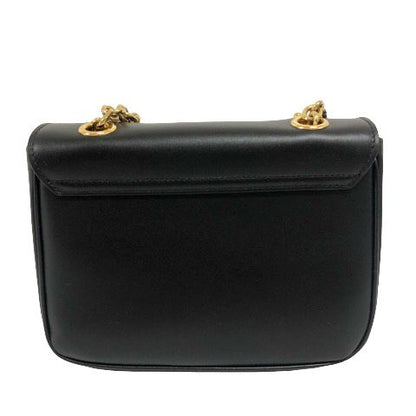 Celine C Small Chain Shoulder Bag 2-Way Calfskin Black