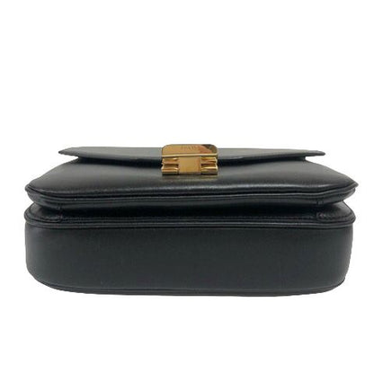 Celine C Small Chain Shoulder Bag 2-Way Calfskin Black