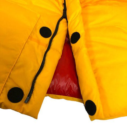 Gucci the ​​north Face Cat Down Vest Nylon Print Logo S Yellow