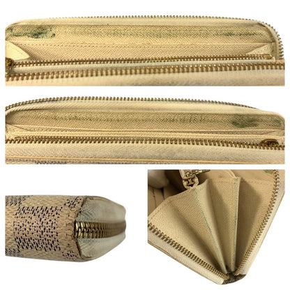 Louis Vuitton Damier Azur Zippy Wallet White Long