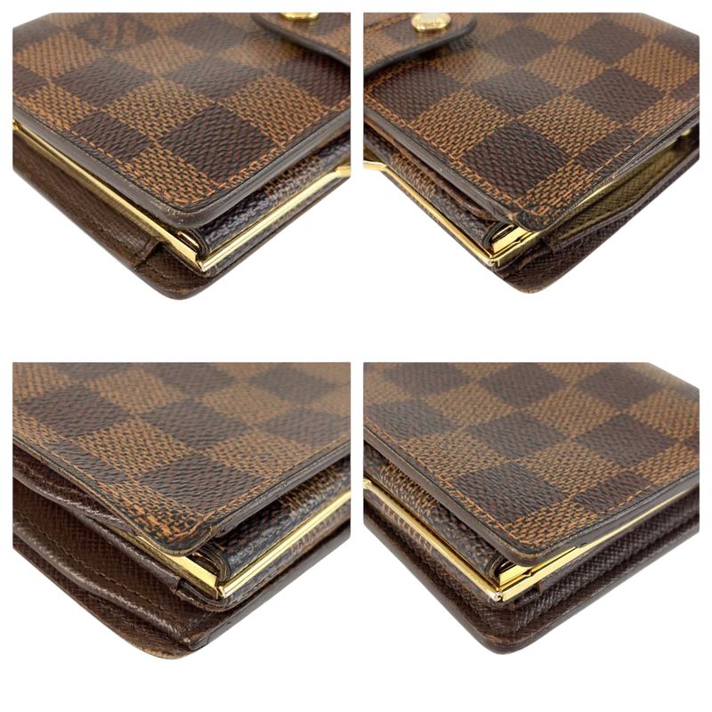 Louis Vuitton Damier Portomone Viennois Folding Wallet