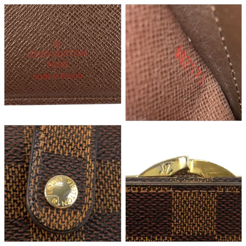 Louis Vuitton Damier Portomone Viennois Folding Wallet