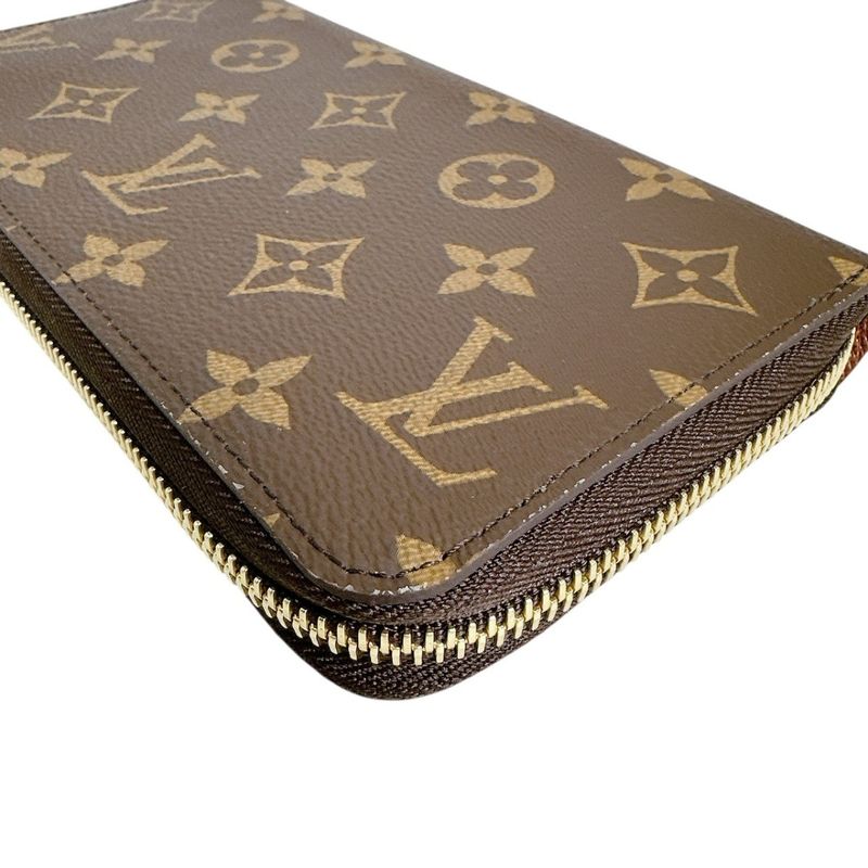 Louis Vuitton Monogram Zippy Long Wallet Zip Around