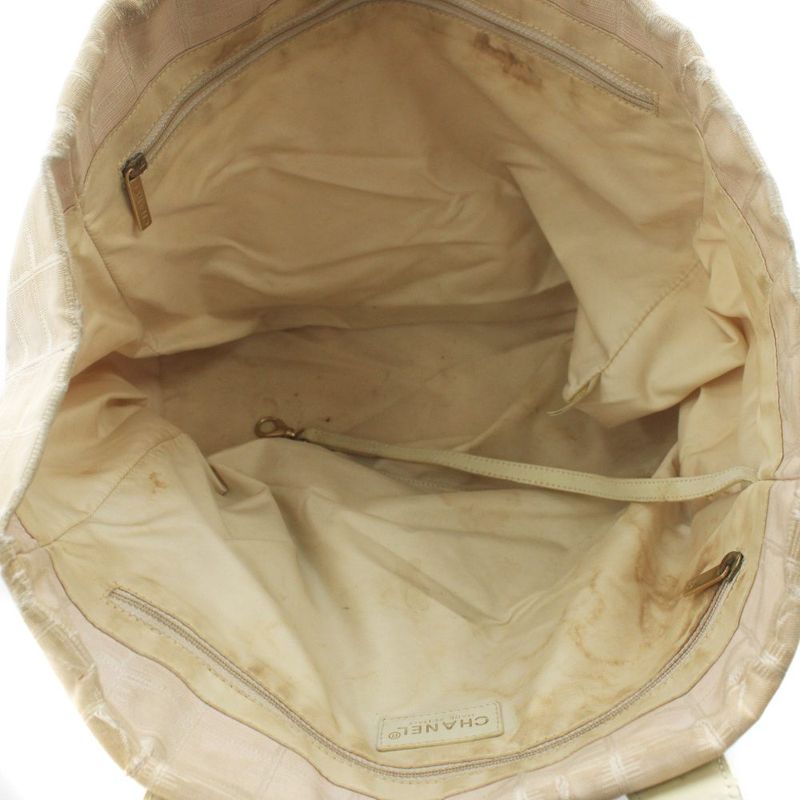 Chanel Travel Line MM Tote Handbag No 8 Pink OH