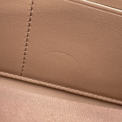 Chanel Wallet CC Logo Quilted Round Zip