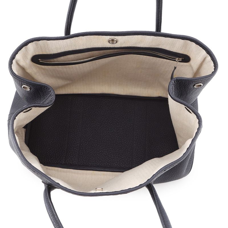 Hermes Tote Garden Party PM Blue Nuit Silver Negonda Blue-nuit