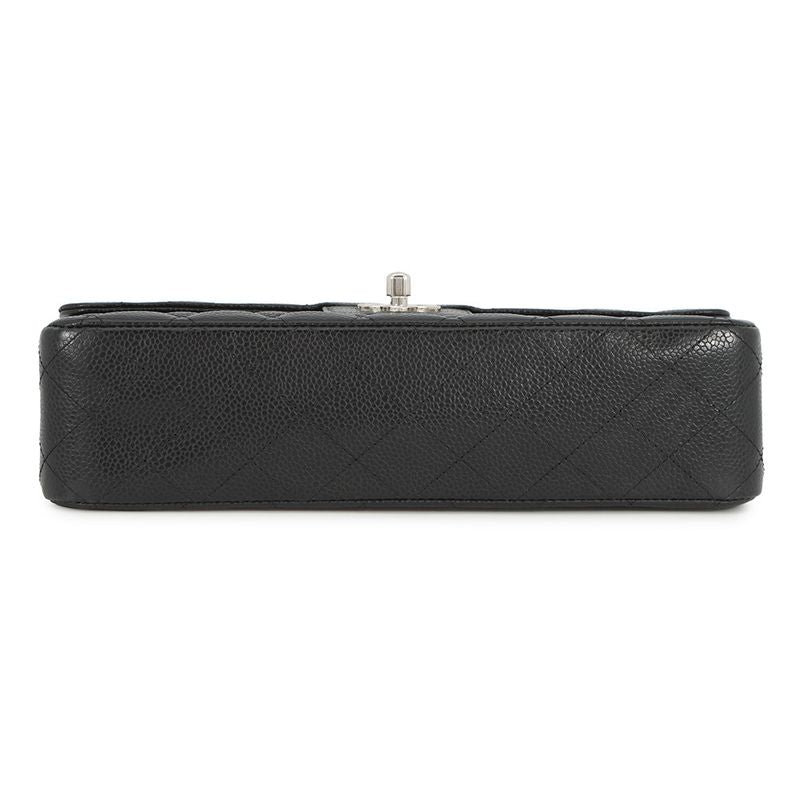 Chanel Chain Shoulder Bag Quilted 25 CC Logo Double Caviar Leather