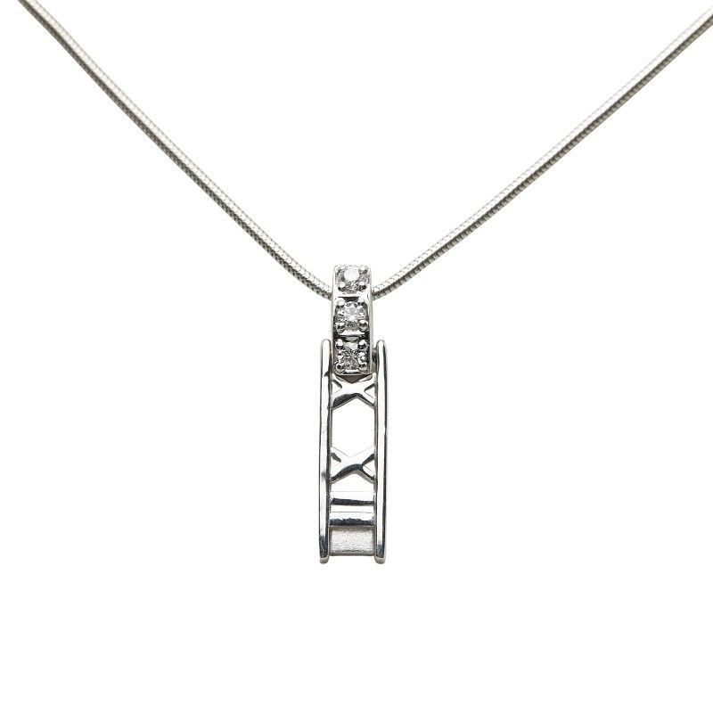 Tiffany & Co Atlas Bar 18K White Gold