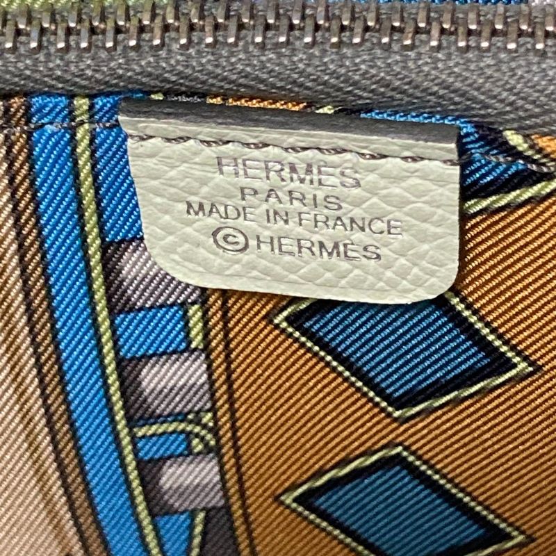 Hermes Veau Epsom Azap Long Silk in Wallet W