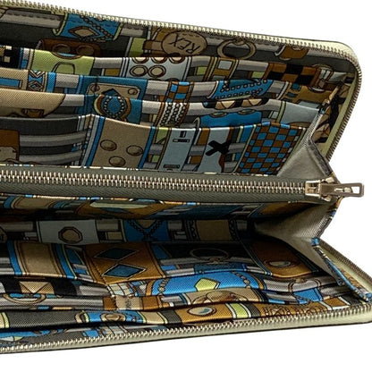 Hermes Veau Epsom Azap Long Silk in Wallet W