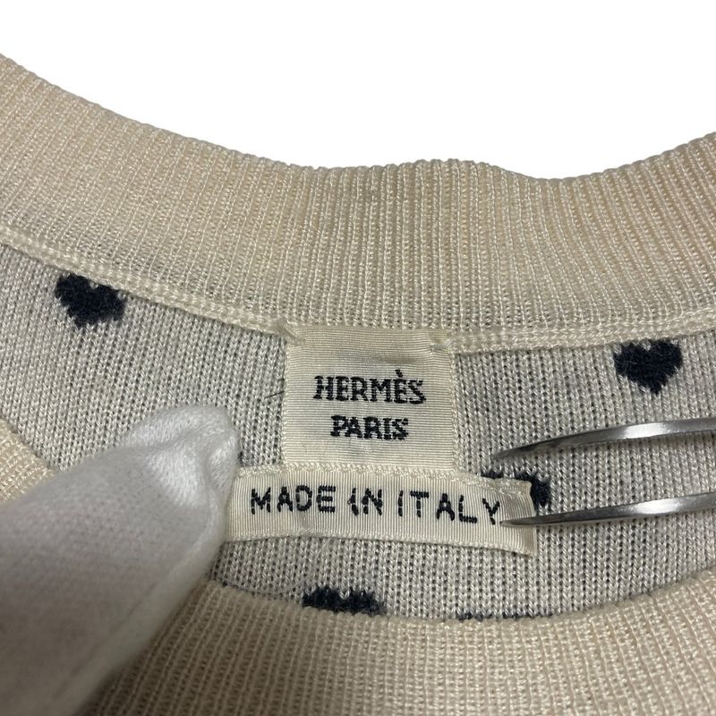 Hermes Brides de Gala Cashmere Silk Knit Dress 40 Black
