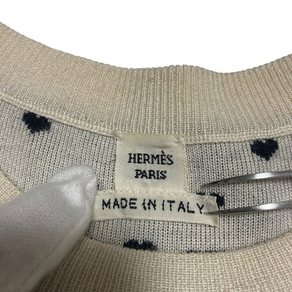 Hermes Brides de Gala Cashmere Silk Knit Dress 40 Black