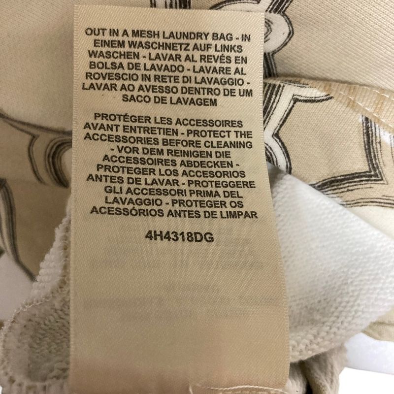 Hermes Sweat Skirt Carre Kaleidoscope Effect 34 White Beige