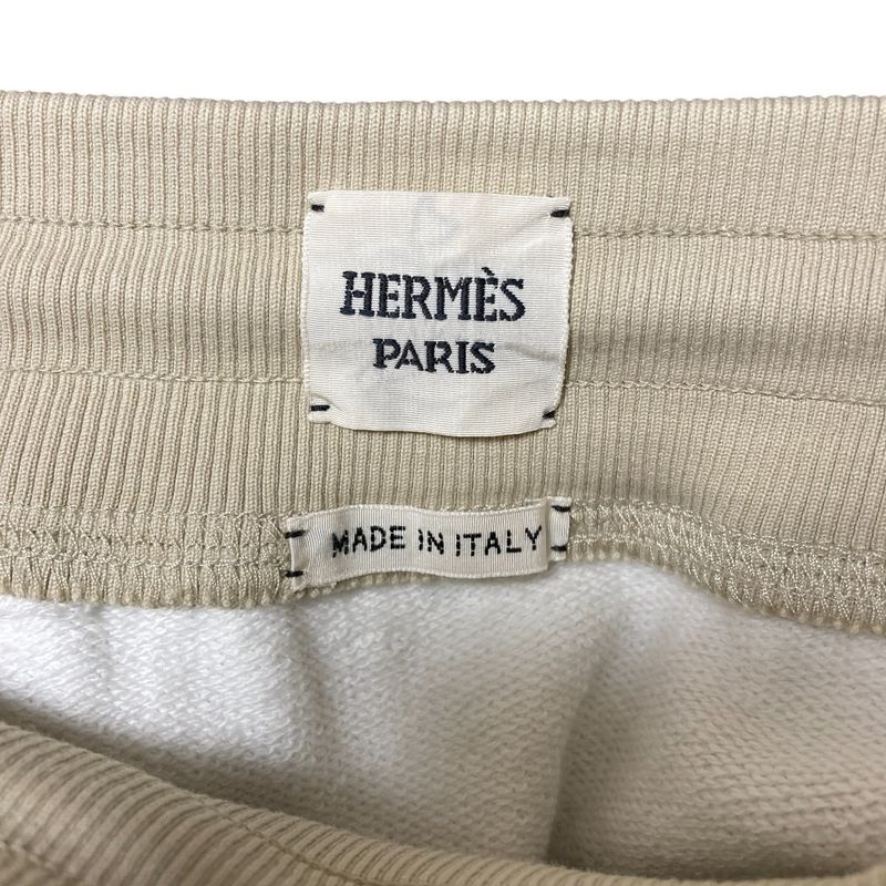 Hermes Sweat Skirt Carre Kaleidoscope Effect 34 White Beige